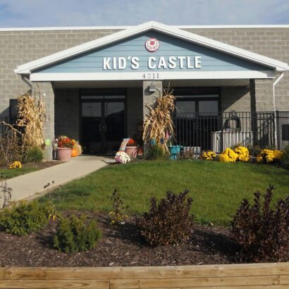 kids castle front door.